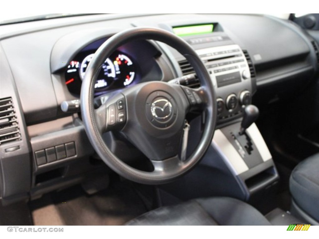 2010 MAZDA5 Sport - Liquid Silver Metallic / Black photo #10