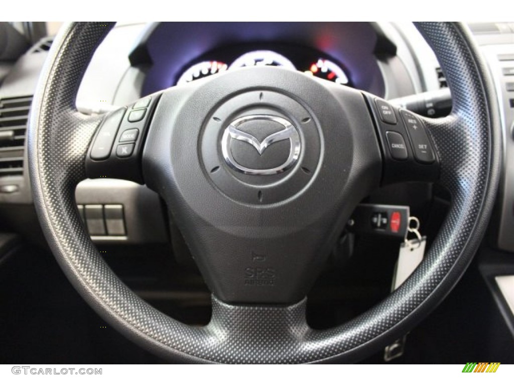 2010 MAZDA5 Sport - Liquid Silver Metallic / Black photo #11
