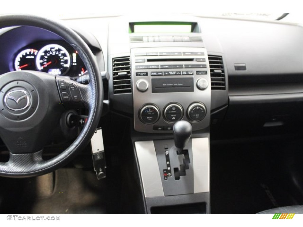 2010 MAZDA5 Sport - Liquid Silver Metallic / Black photo #15