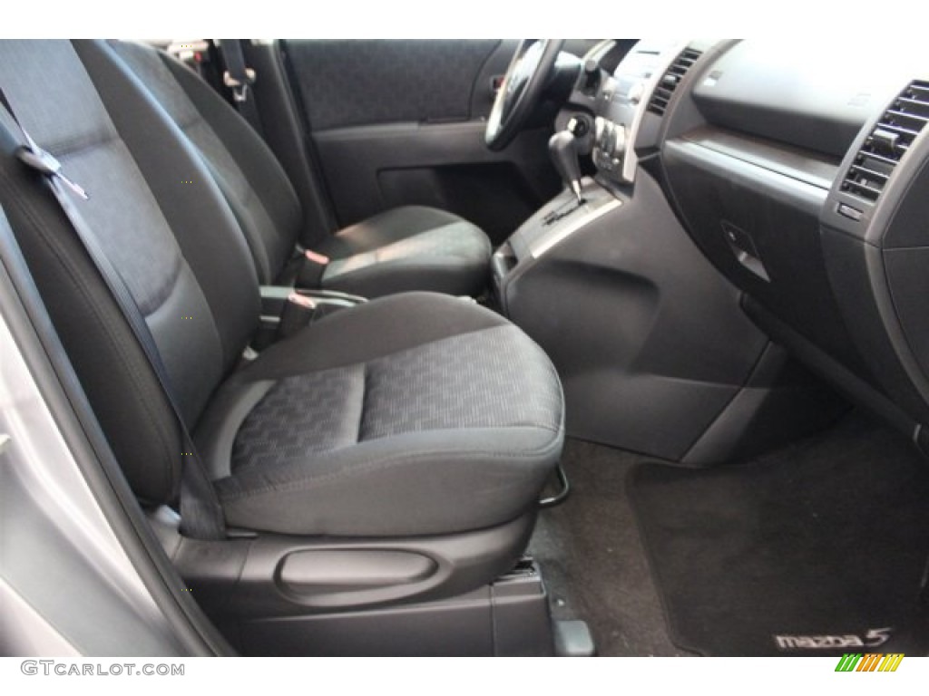 2010 MAZDA5 Sport - Liquid Silver Metallic / Black photo #24