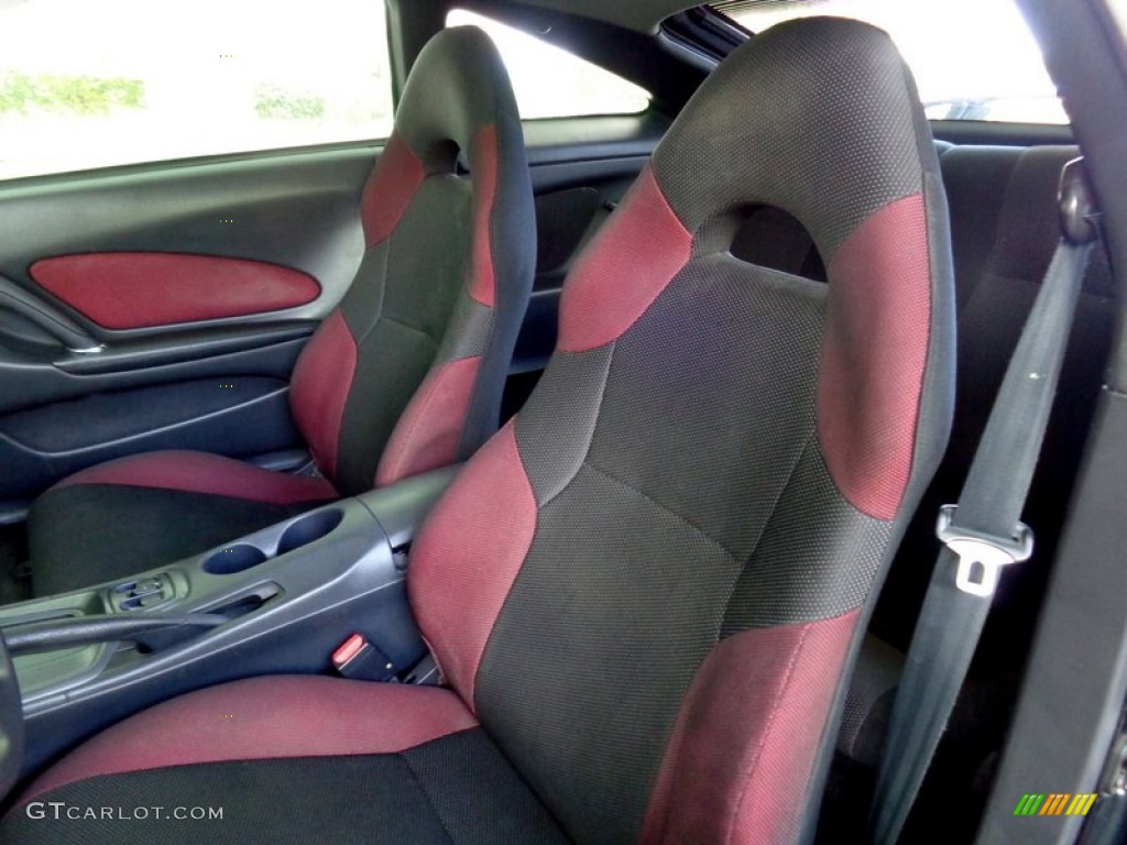 2003 Celica GT - Black / Black/Red photo #4