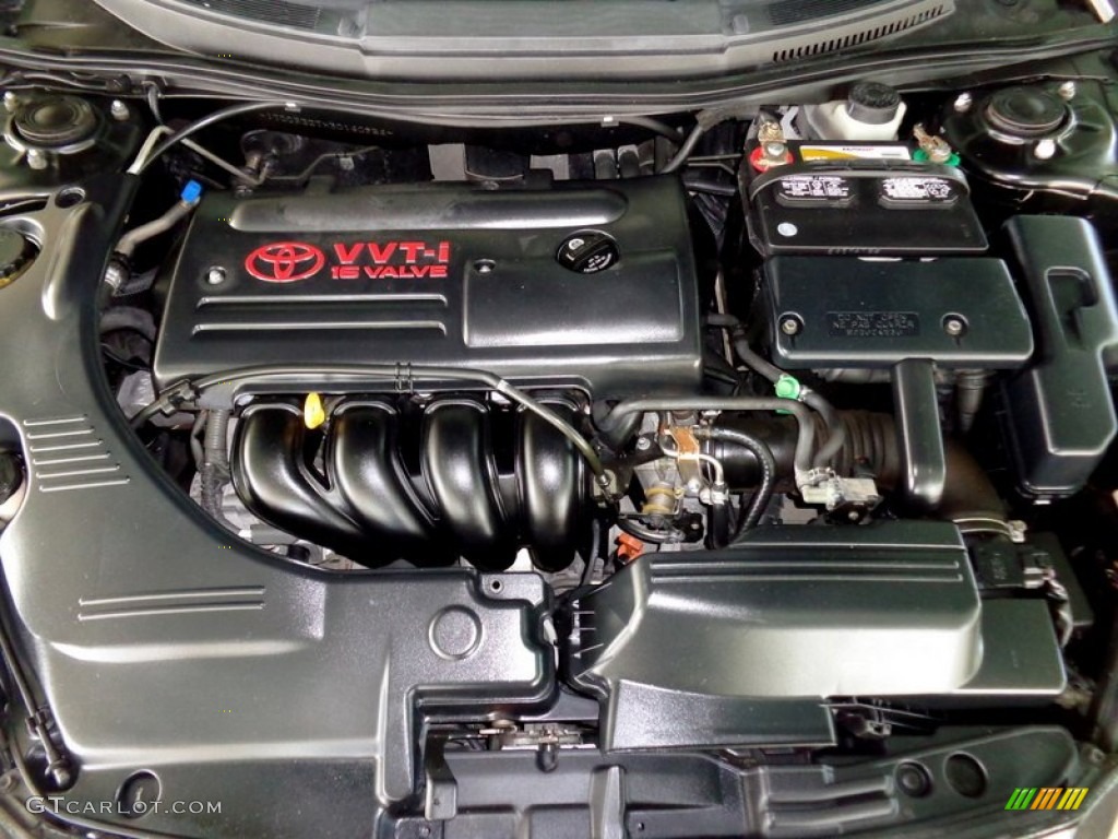 2003 Celica GT - Black / Black/Red photo #7