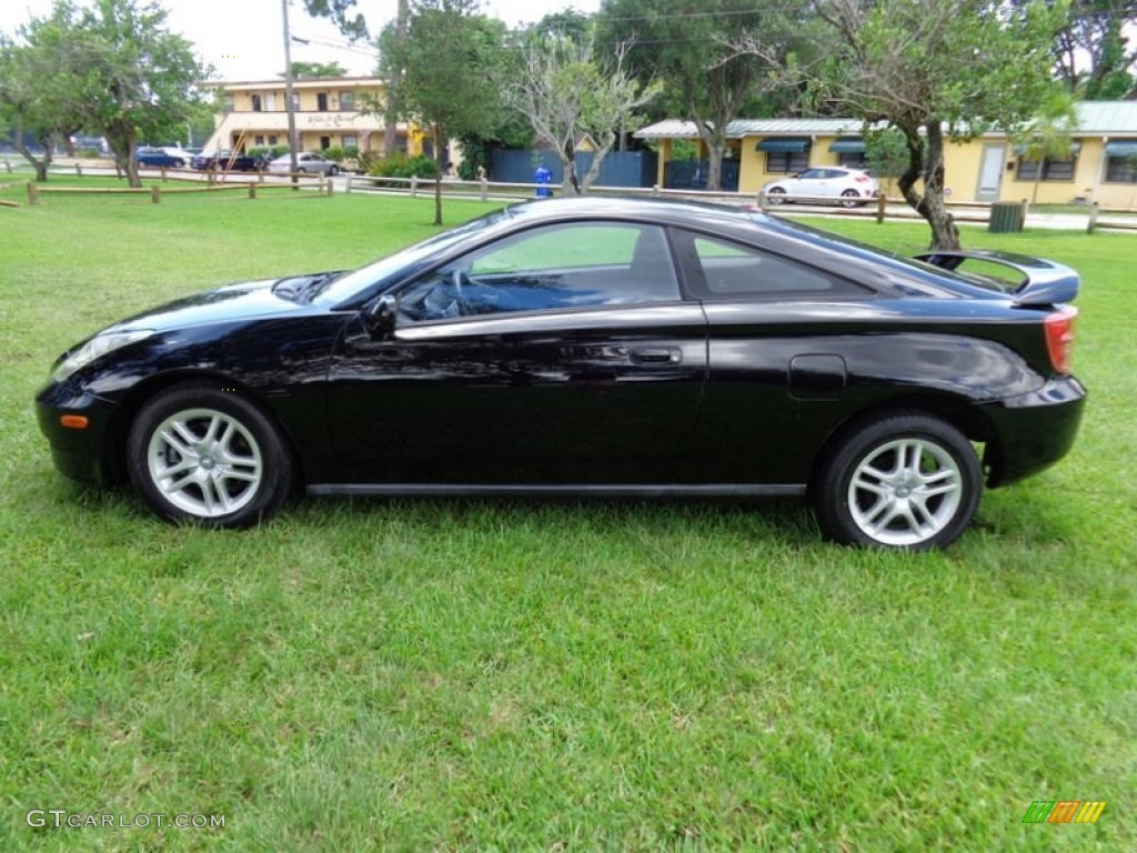 2003 Celica GT - Black / Black/Red photo #10