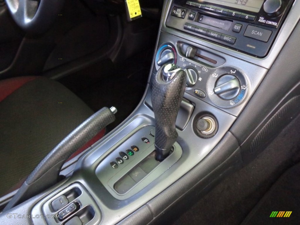 2003 Celica GT - Black / Black/Red photo #13