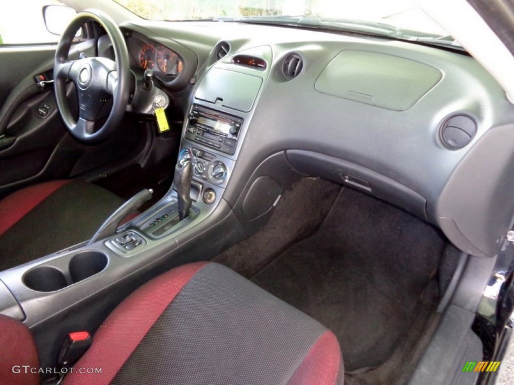 2003 Celica GT - Black / Black/Red photo #15