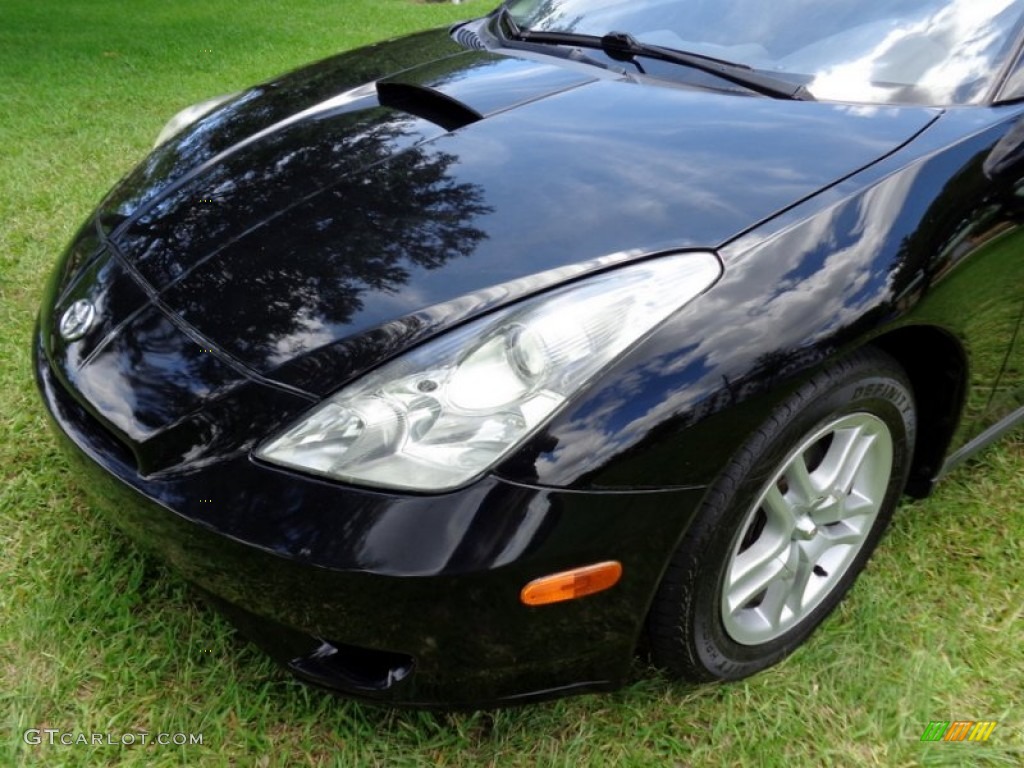 2003 Celica GT - Black / Black/Red photo #18