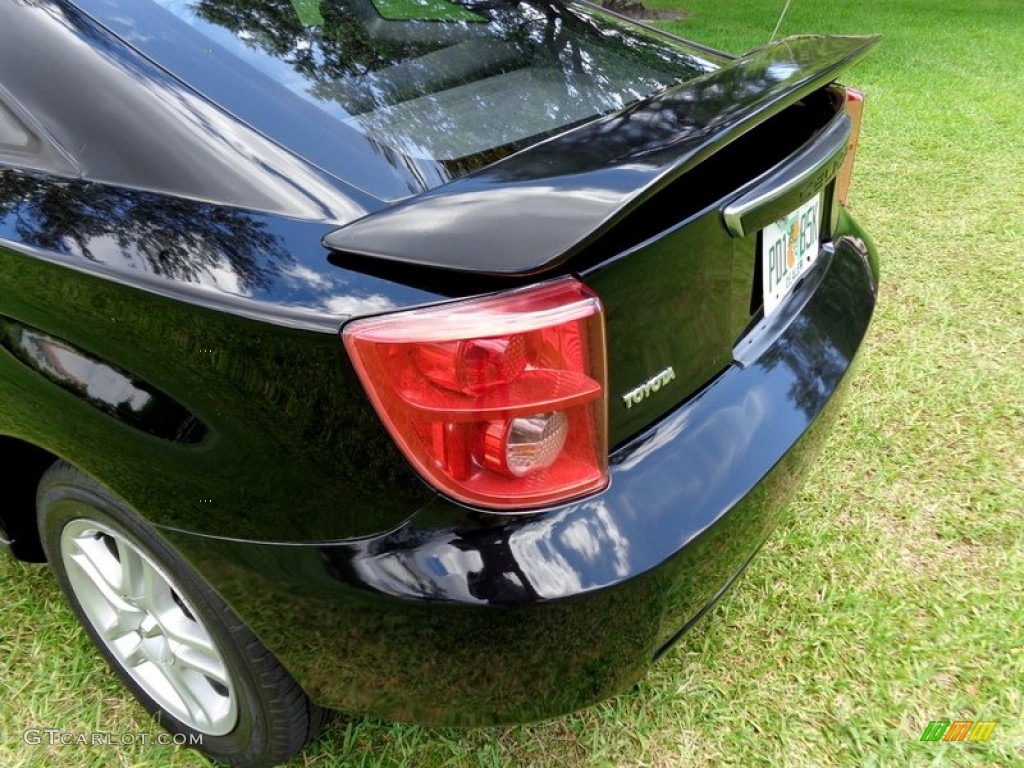 2003 Celica GT - Black / Black/Red photo #25