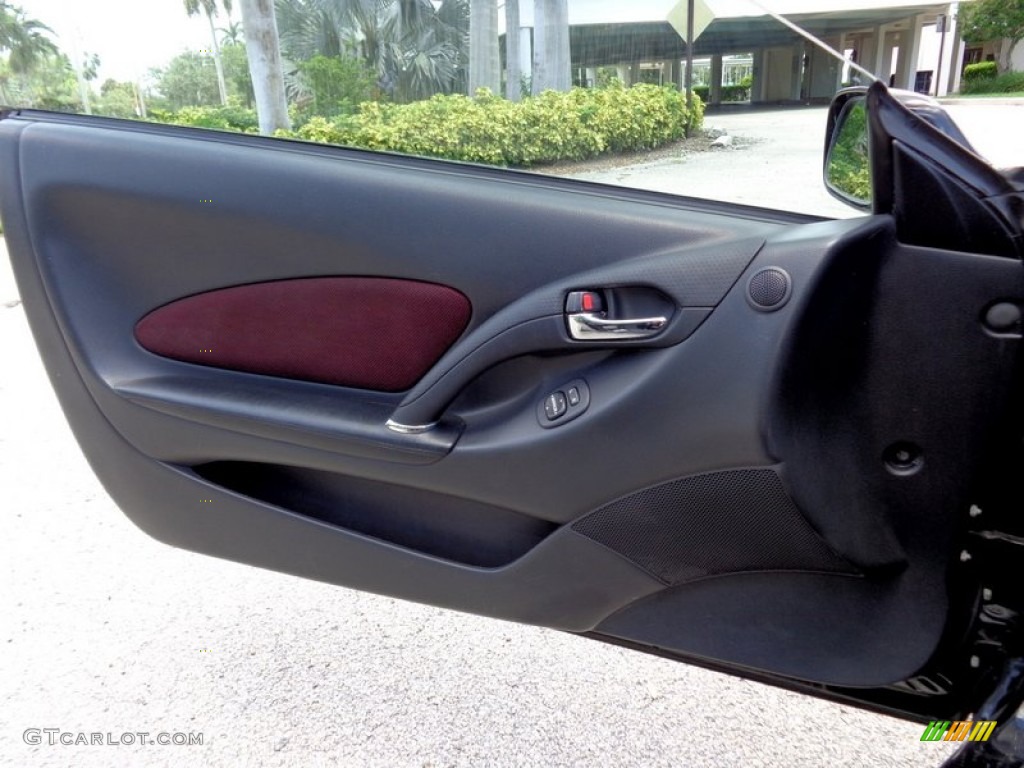 2003 Celica GT - Black / Black/Red photo #36
