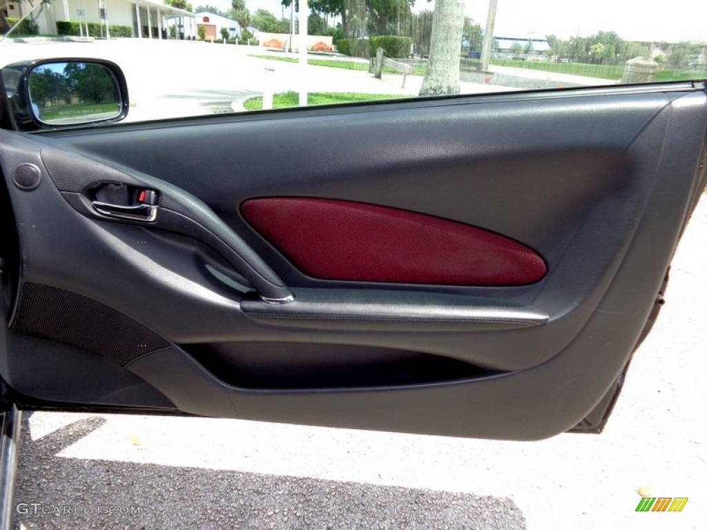 2003 Celica GT - Black / Black/Red photo #37