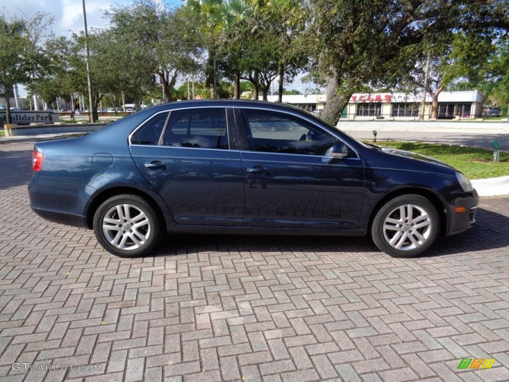 2007 Jetta 2.5 Sedan - Shadow Blue / Anthracite photo #21