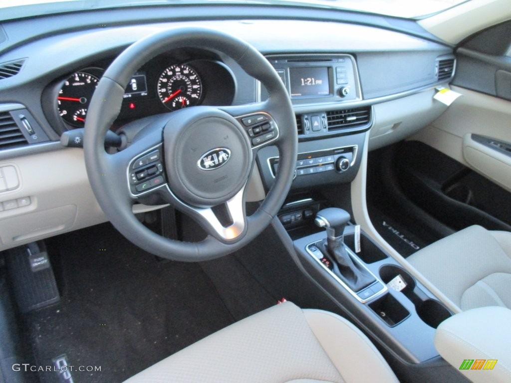 Beige Interior 2016 Kia Optima LX 1.6T Photo #110081138