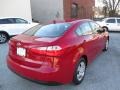 2016 Crimson Red Kia Forte LX Sedan  photo #4