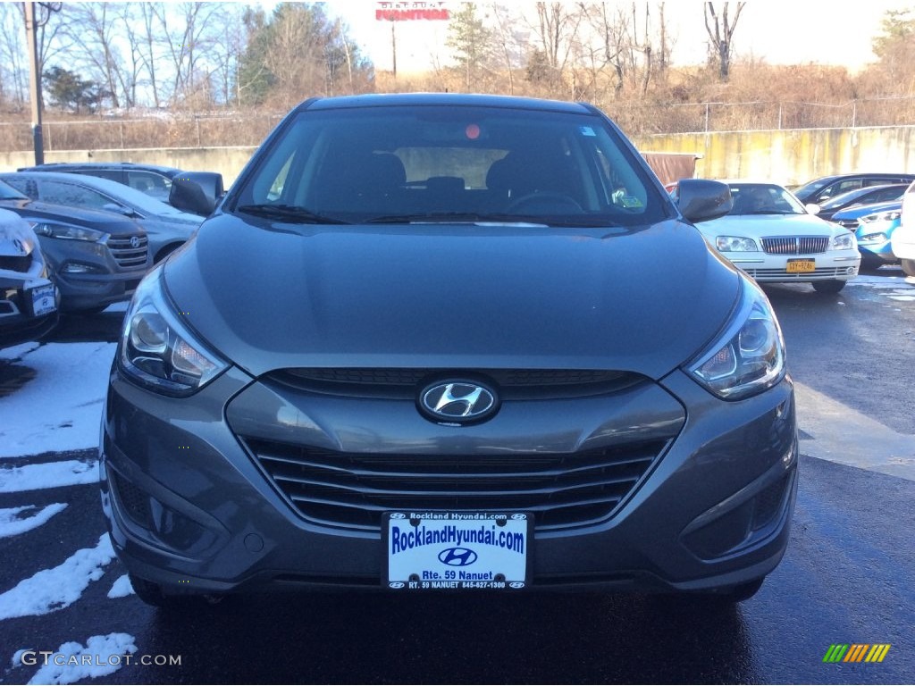 2015 Tucson GLS AWD - Shadow Gray / Black photo #2