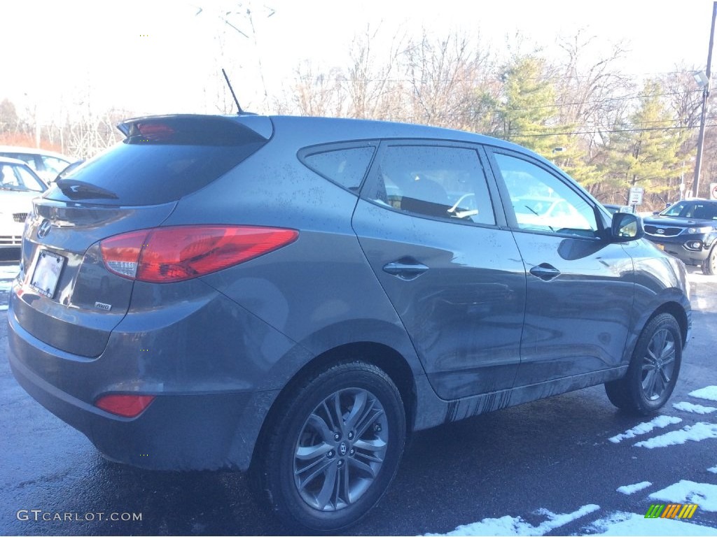 2015 Tucson GLS AWD - Shadow Gray / Black photo #4