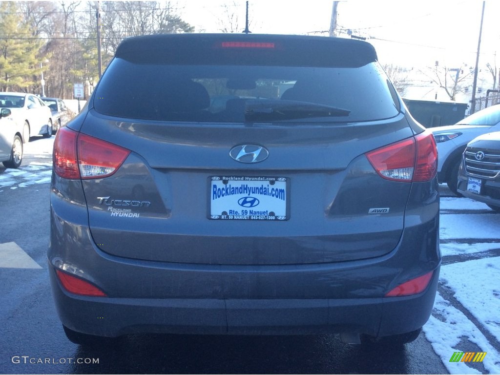 2015 Tucson GLS AWD - Shadow Gray / Black photo #5