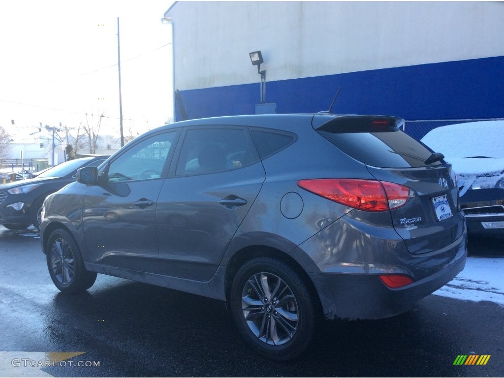 2015 Tucson GLS AWD - Shadow Gray / Black photo #6