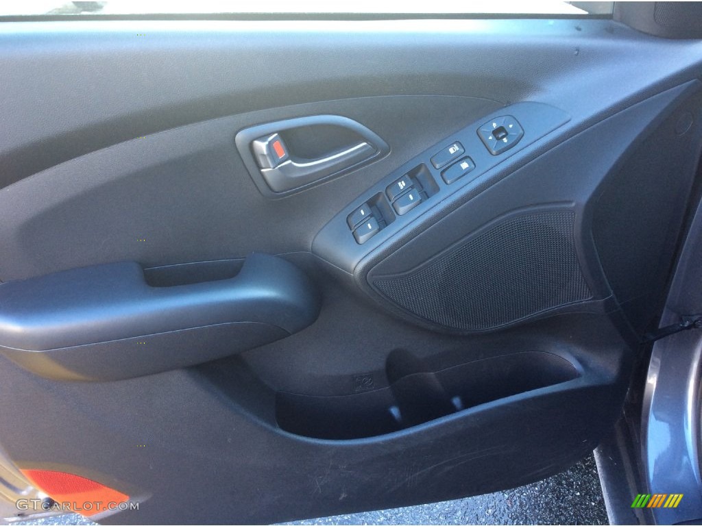 2015 Tucson GLS AWD - Shadow Gray / Black photo #7