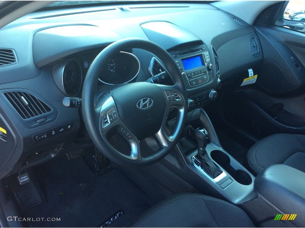 2015 Tucson GLS AWD - Shadow Gray / Black photo #9