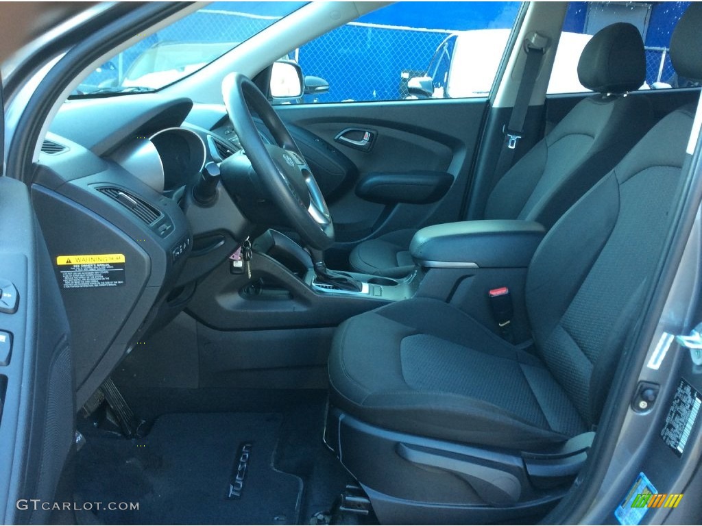 2015 Tucson GLS AWD - Shadow Gray / Black photo #10