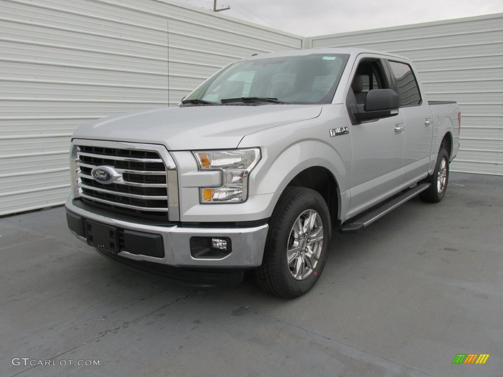 2016 F150 XLT SuperCrew - Ingot Silver / Medium Earth Gray photo #7