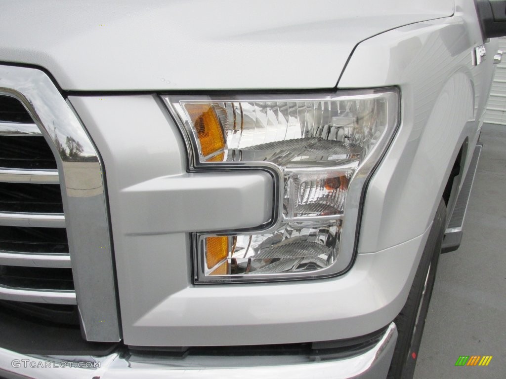 2016 F150 XLT SuperCrew - Ingot Silver / Medium Earth Gray photo #9