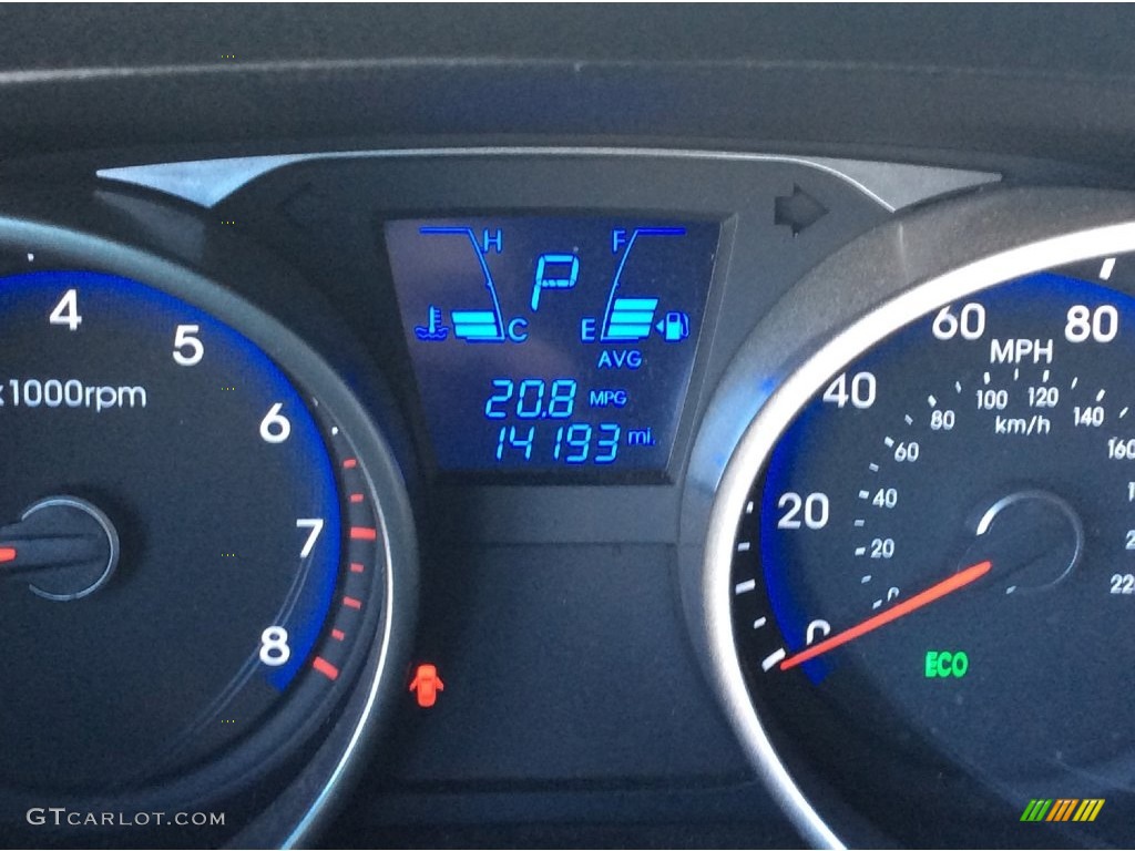 2015 Tucson GLS AWD - Shadow Gray / Black photo #20