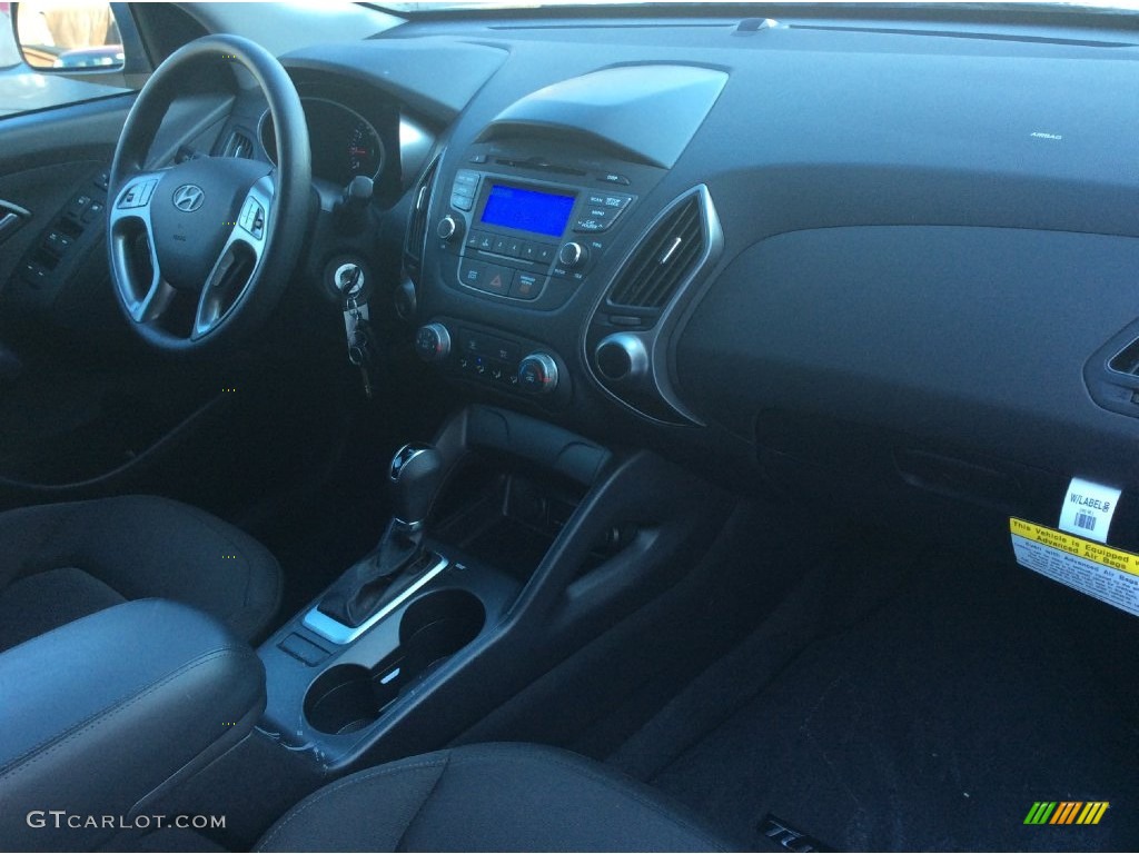 2015 Tucson GLS AWD - Shadow Gray / Black photo #23