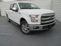 Oxford White - F150 Lariat SuperCrew Photo No. 2