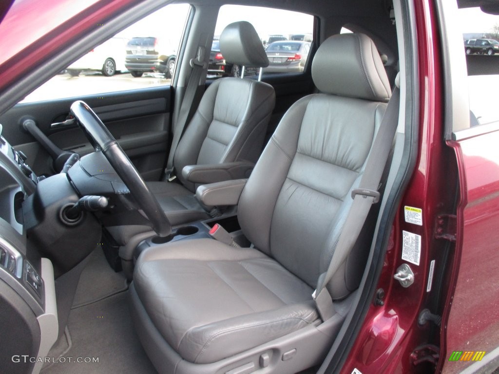 2009 CR-V EX-L 4WD - Tango Red Pearl / Gray photo #7