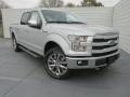 Ingot Silver - F150 Lariat SuperCrew 4x4 Photo No. 2