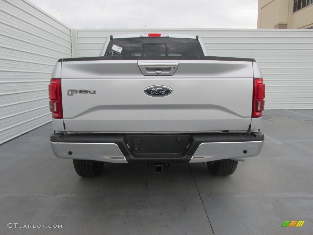 2016 F150 Lariat SuperCrew 4x4 - Ingot Silver / Black photo #5