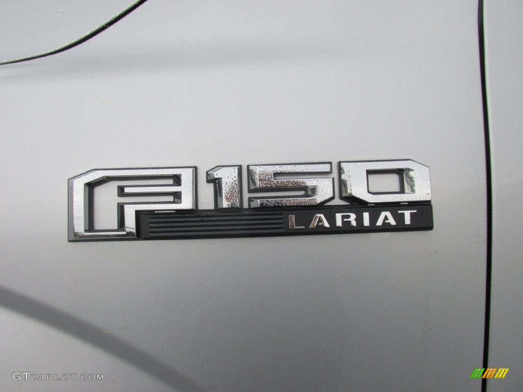 2016 F150 Lariat SuperCrew 4x4 - Ingot Silver / Black photo #14