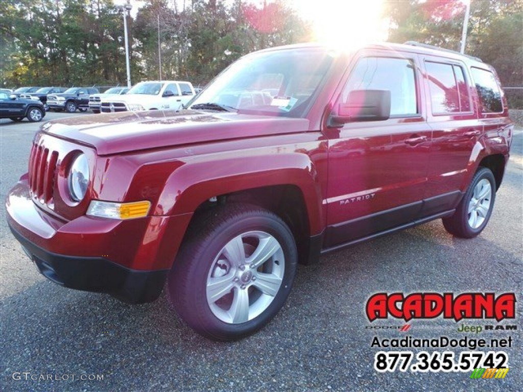 Deep Cherry Red Crystal Pearl Jeep Patriot