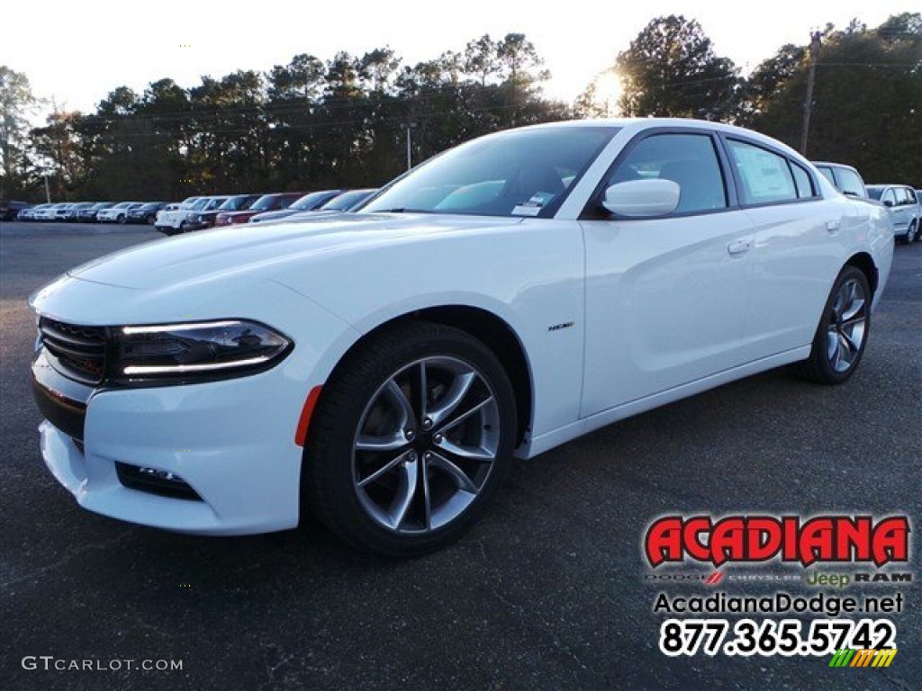 2016 Charger R/T - Bright White / Black photo #1