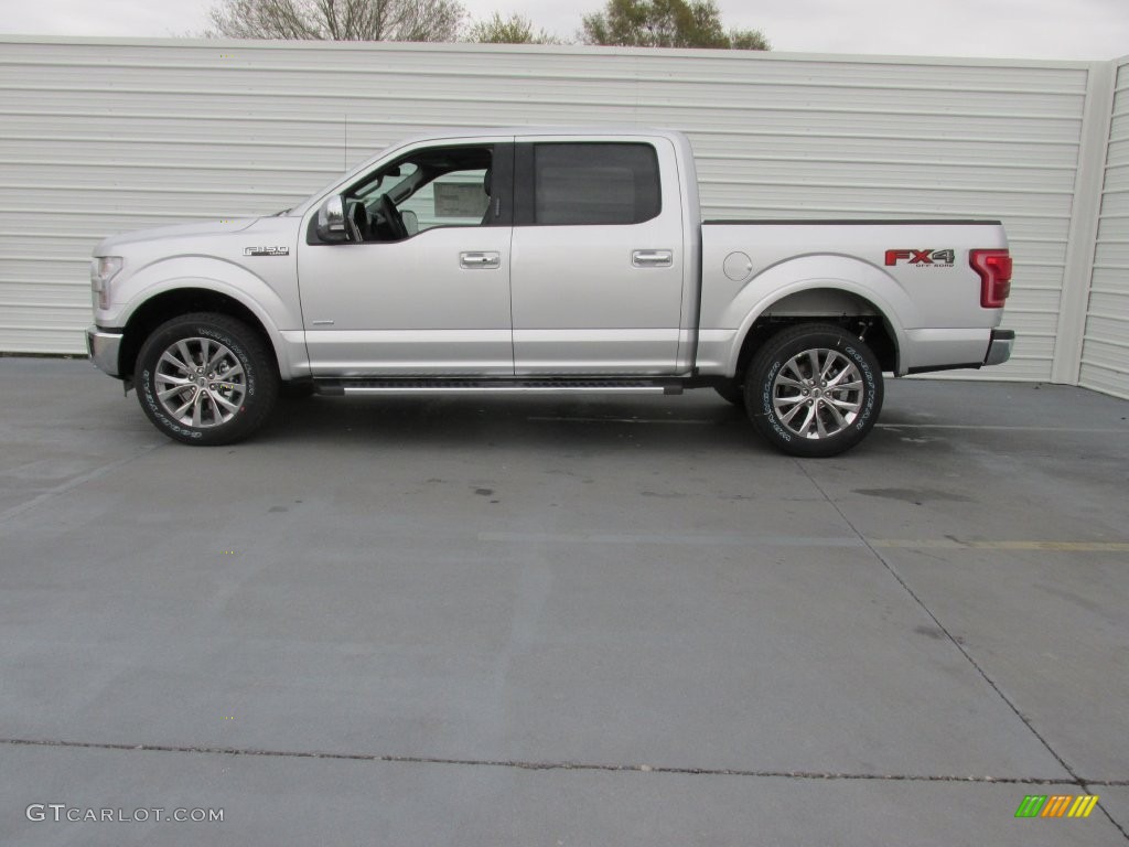 2016 F150 Lariat SuperCrew 4x4 - Ingot Silver / Black photo #6
