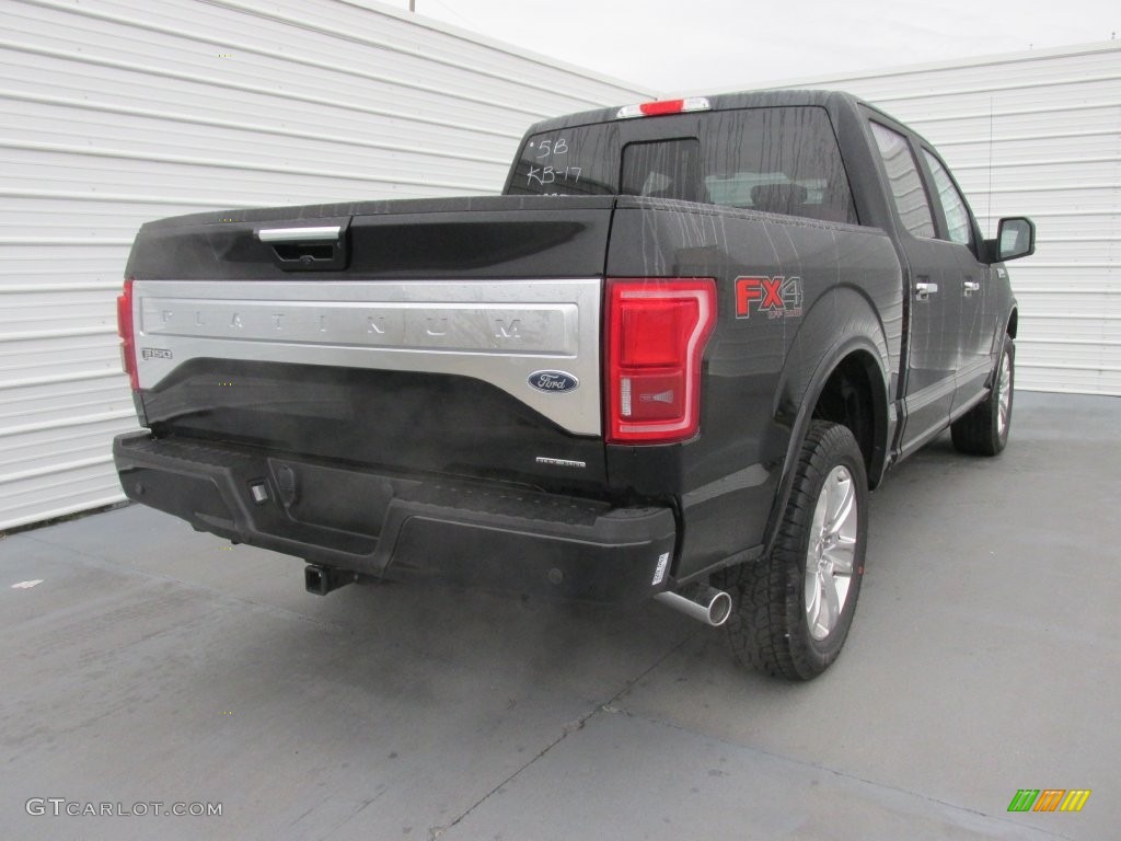 Shadow Black 2016 Ford F150 Platinum SuperCrew 4x4 Exterior Photo #110090960