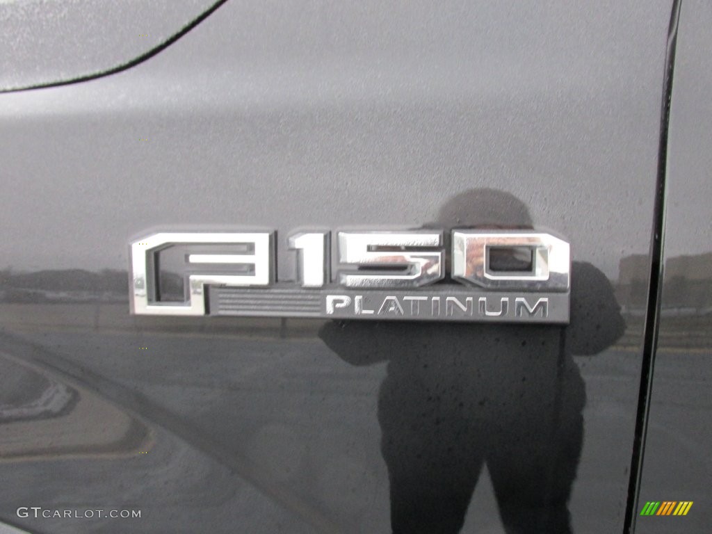 2016 F150 Platinum SuperCrew 4x4 - Shadow Black / Platinum Black photo #13