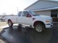 Oxford White - F250 Super Duty XLT SuperCab 4x4 Photo No. 7