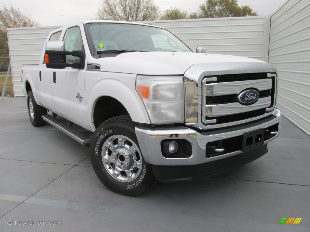 2016 F250 Super Duty XLT Crew Cab 4x4 - Oxford White / Steel photo #1