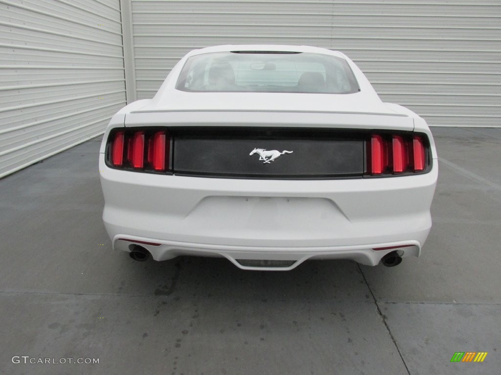 2016 Mustang EcoBoost Coupe - Oxford White / Ebony photo #5