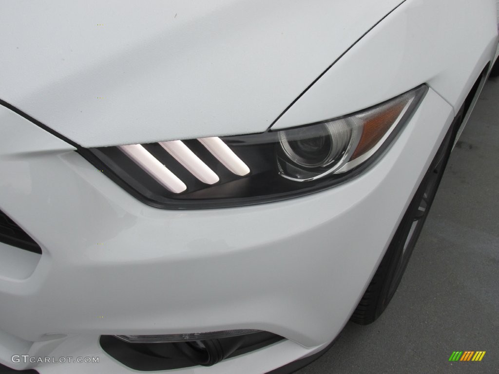 2016 Mustang EcoBoost Coupe - Oxford White / Ebony photo #9