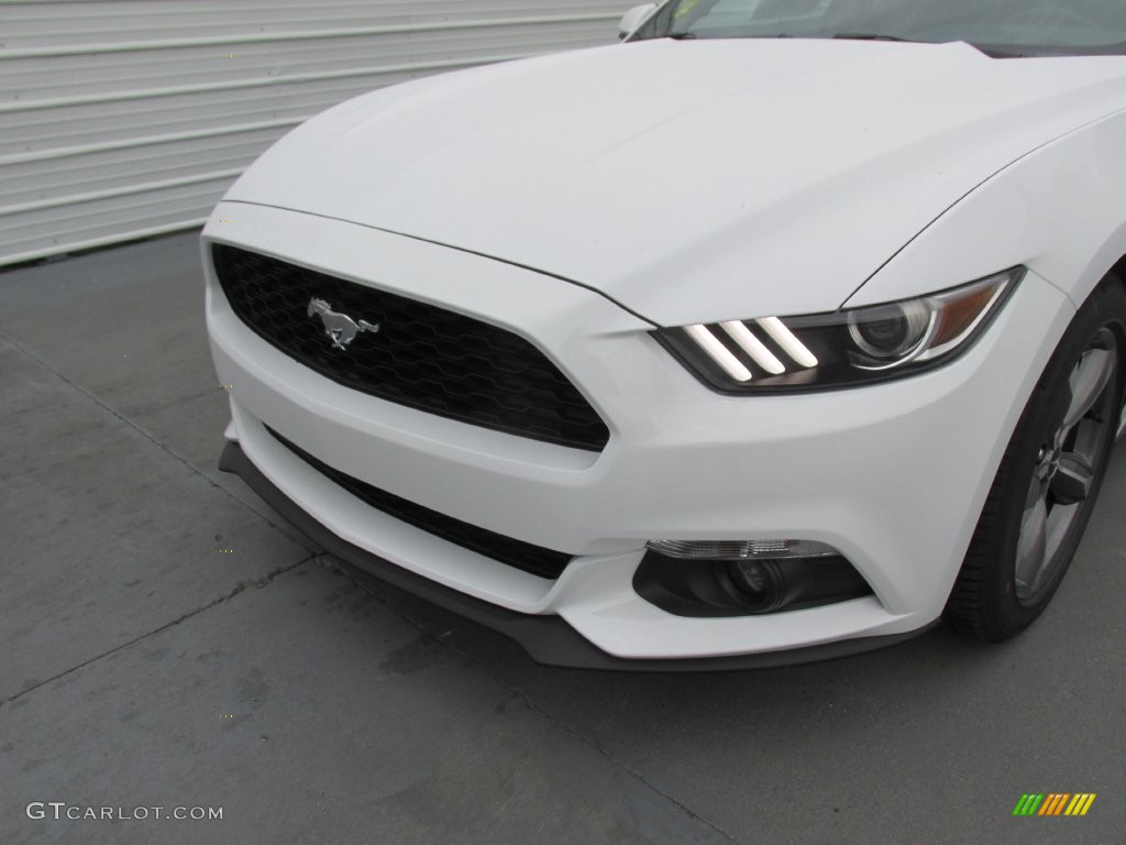 2016 Mustang EcoBoost Coupe - Oxford White / Ebony photo #10