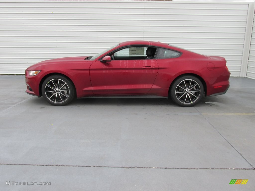 2016 Mustang EcoBoost Premium Coupe - Ruby Red Metallic / Ebony photo #6