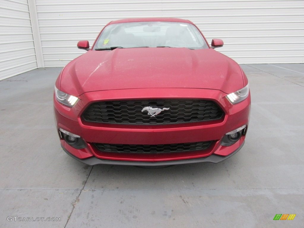 2016 Mustang EcoBoost Premium Coupe - Ruby Red Metallic / Ebony photo #8