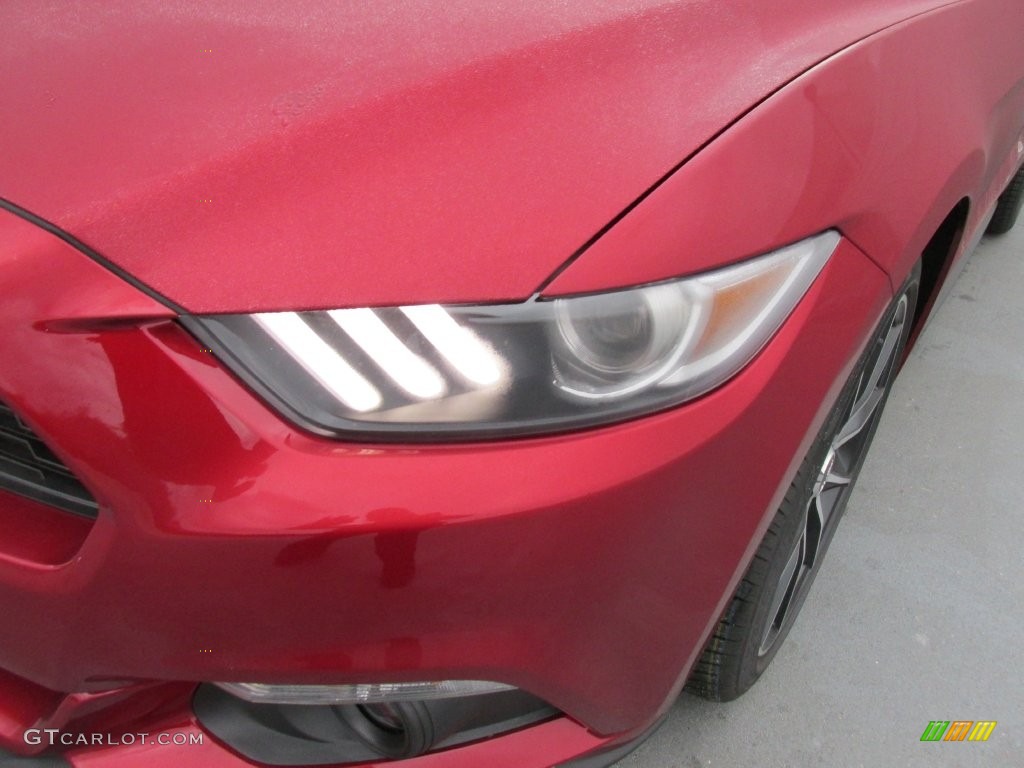 2016 Mustang EcoBoost Premium Coupe - Ruby Red Metallic / Ebony photo #9