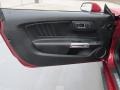 2016 Ford Mustang Ebony Interior Door Panel Photo