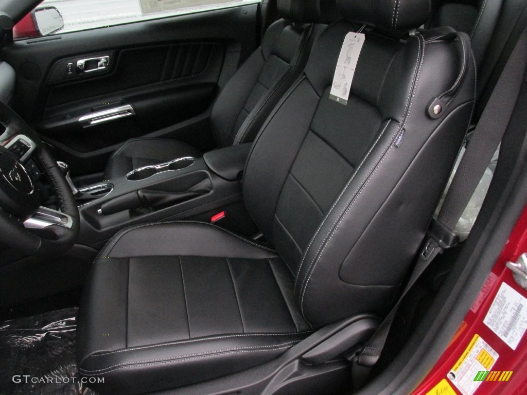 2016 Ford Mustang EcoBoost Premium Coupe Front Seat Photo #110096174