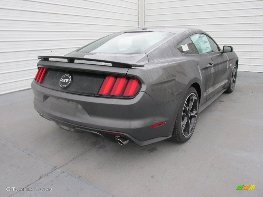 2016 Mustang GT/CS California Special Coupe - Magnetic Metallic / California Special Ebony Black/Miko Suede photo #4