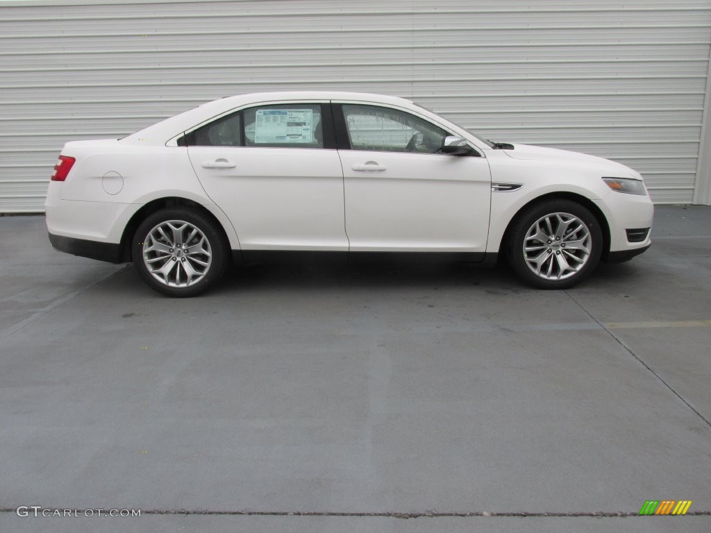 2015 Taurus Limited - White Platinum Metallic / Dune photo #3