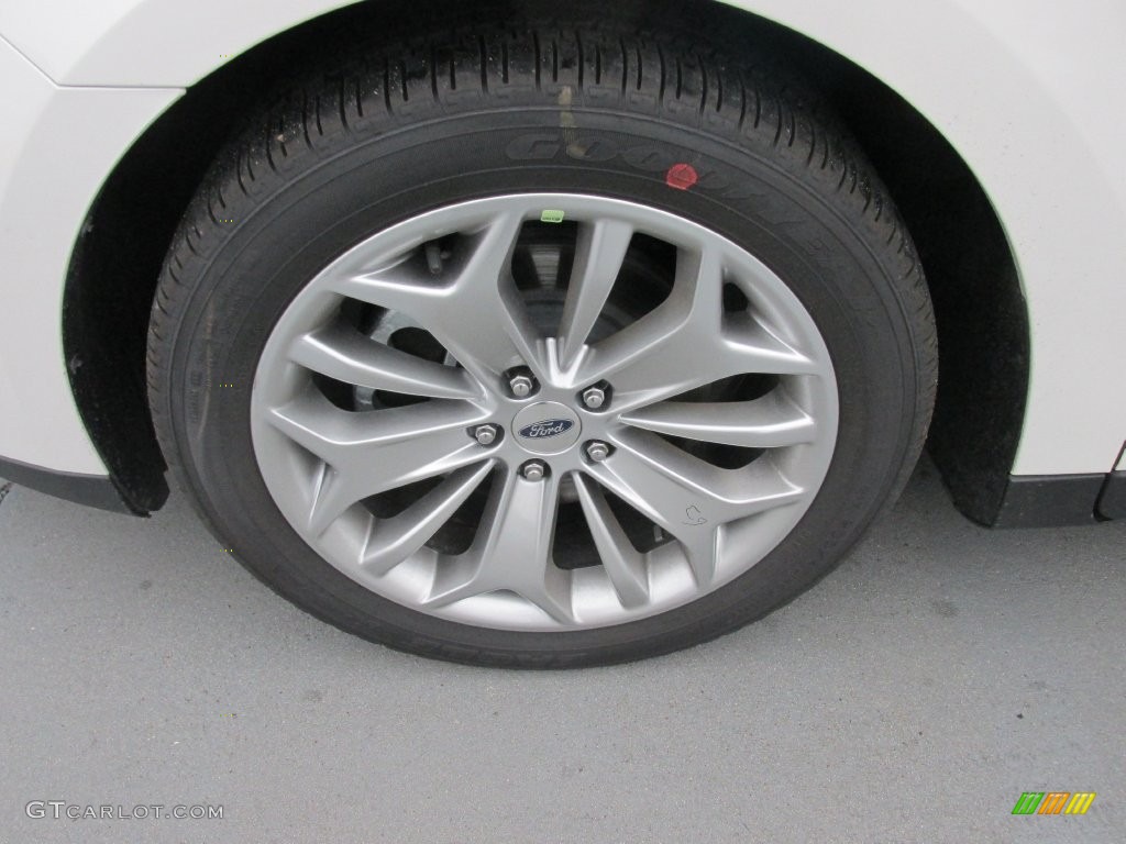 2015 Taurus Limited - White Platinum Metallic / Dune photo #11